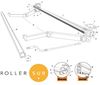 Imagen de Toldo Brazo Invisible Classic -Tela Lona Acrilica lisa