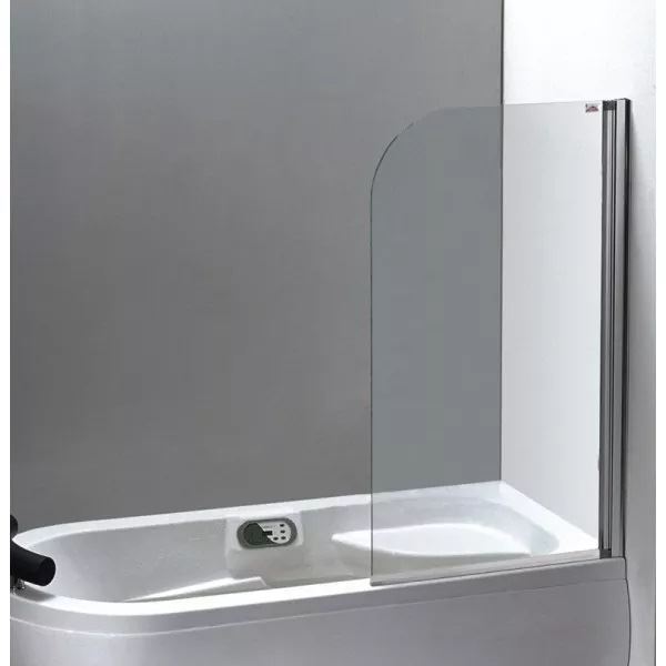 Imagen de MAMPARA BAÑO VIDRIO TEMPLADO REBATIBLE 80X140