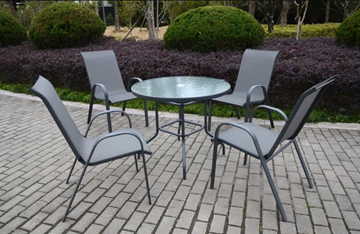 Imagen de Mesa De Vidrio Jardin Exterior 90 Cm