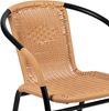 Imagen de Juego De Jardin Mesa Vidrio + 2 Sillas - Set Combo - Rattan Crema