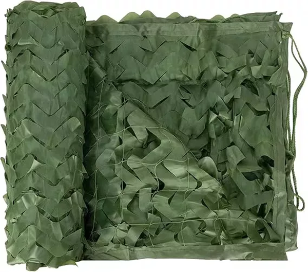 Imagen de Cortina Techo Reforzada Pergola Patio Toldo Red Sombreo  Camo Oxford 250D - 3X3 Mts